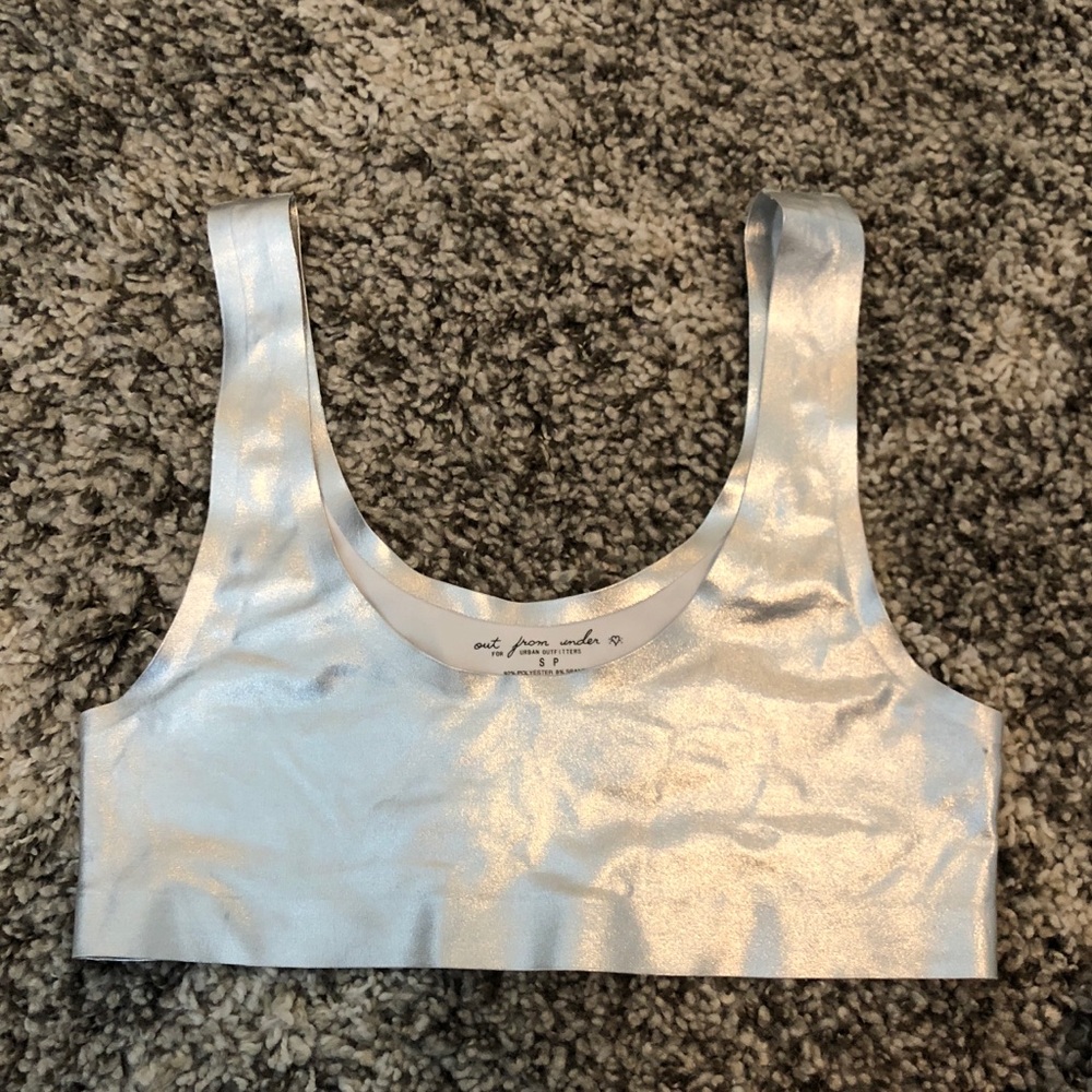 Silver bralette